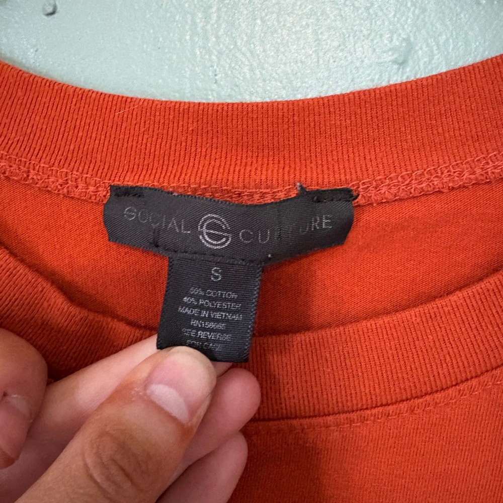Orange Amsterdam Graphic Crop Top - Picture 4 of 5